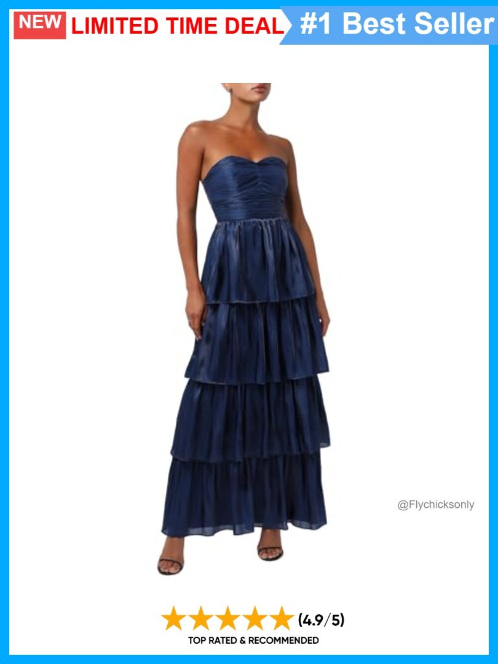 Satin Strapless Sweetheart Neck Formal Maxi Dress Sleeveless